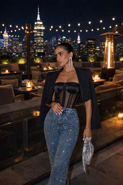 Diviny Τζιν - Πολύχρωμο - Ευθεία