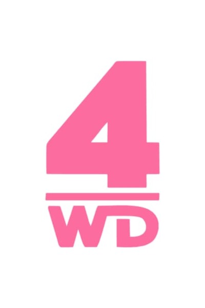 Oracal Αυτοκόλλητο αυτοκινήτου, ανθεκτικό, 4WD, 9.3εκ., ροζ