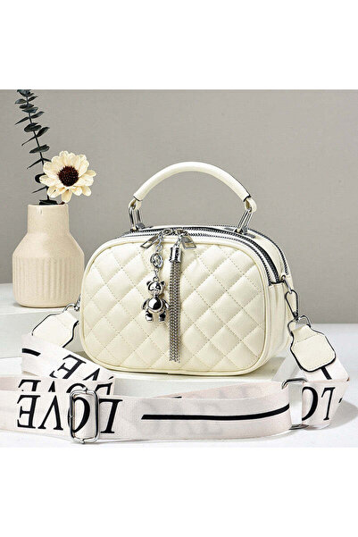 PandH Cristina Faux Leather Bag - 82 - White