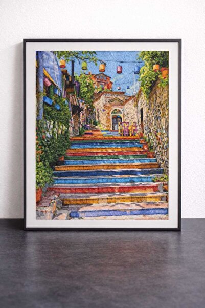 DNZt 5D Diamond Painting 50x65 cm Elmas Mozaik Boncuklu Taşlı Goblen Pano Tab...