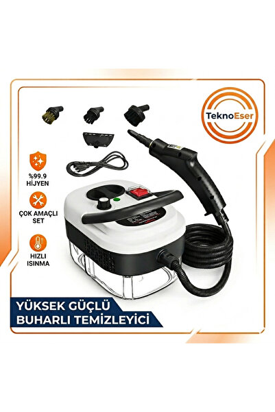 TeknoEser Yuksek Guclu Buharli Temizleyici Cok Amacli Hijyenik Temizlik Makin...