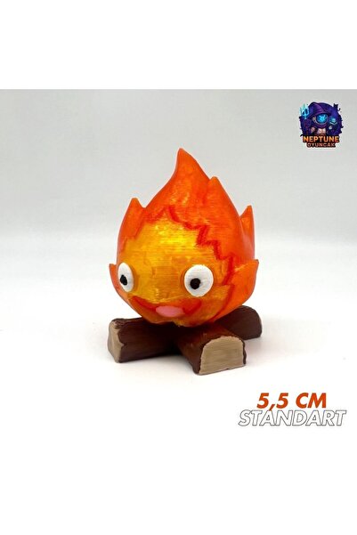 Neptune Yürüyen Şato Ateş Calcifer Figürü (Howl's Moving Castle)