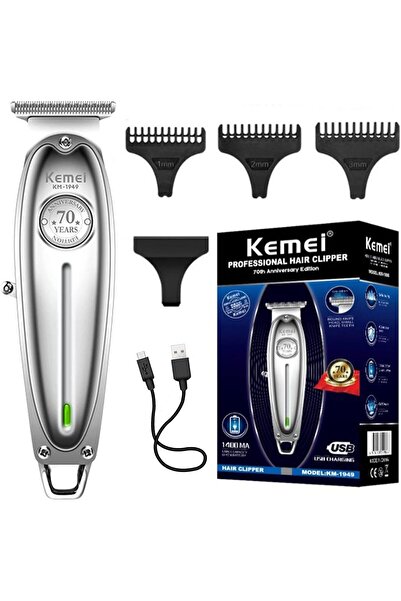 Kemei 1949 Trimmer Professional Hair Clippers for Men Zero Gap Electric Cordless Beard/Hair Trimmer
