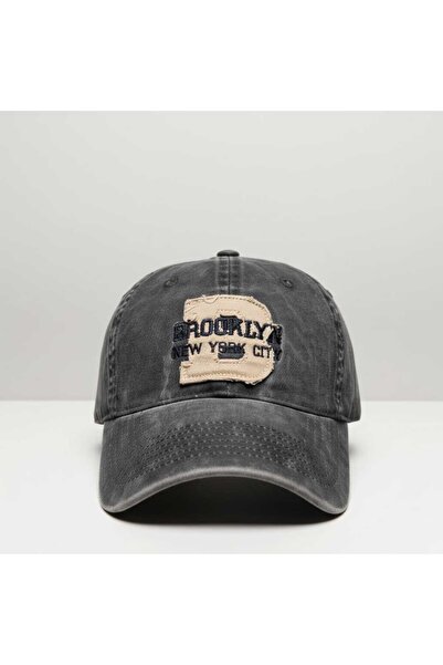 Aware Time Unisex Özle Washed Denim Cap Hat