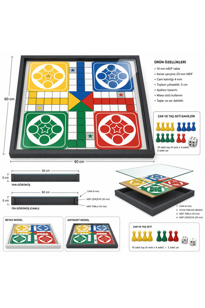 Store Masa Üstü Ludo Oyunu