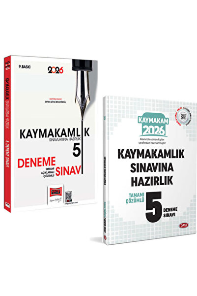 Yargı Yayınları 2026 Data Kaymakamlık Sınavına Hazırlık Çözümlü Deneme Sınavı...