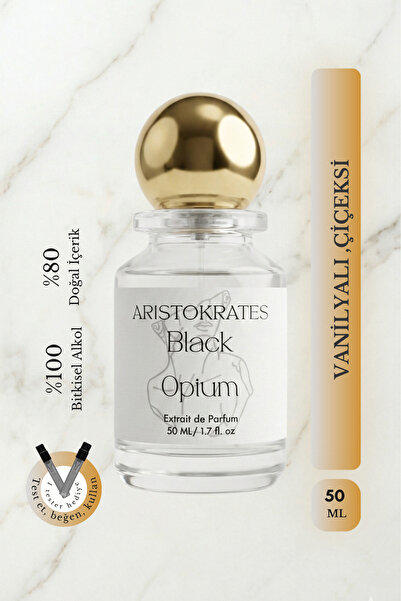 Aristokrates Black Opium Kadın Extrait de Parfüm 50 ML | Vanilyalı, Çiçeksi| ...