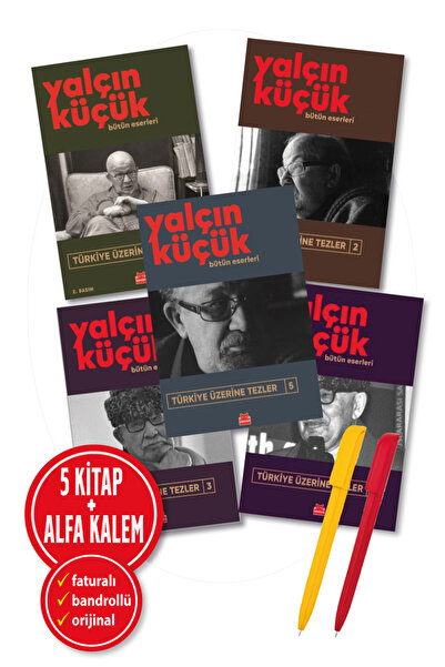 Kırmızı Kedi Yayınları Alfa Kalem+Türkiye Üzerine Tezler-1-2-3-4-5 Bütün Eser...