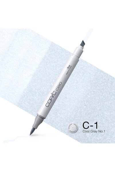 Copic CIAO MARKOR C-1 (COOL GRAY NO. 1)