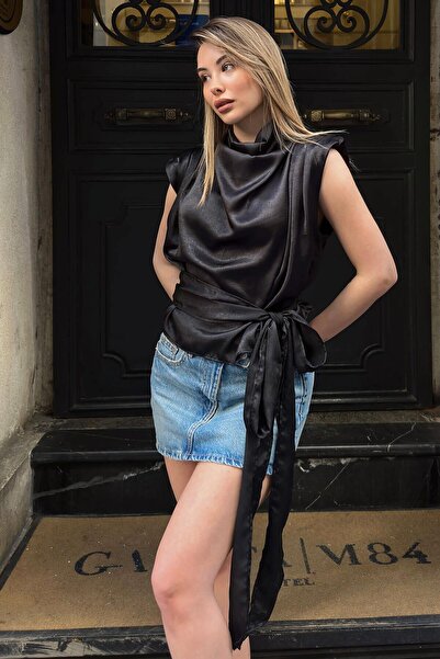 Swist Μπλούζα - Μαύρο - Χαλαρή εφαρμογή