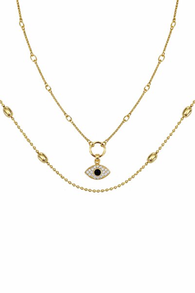CHARMLUCKY Special Series Eye 2-Piece Necklace