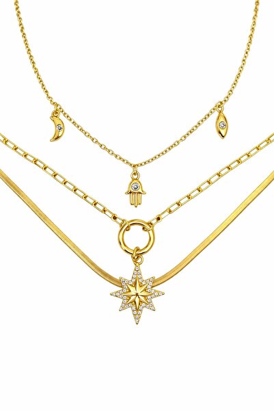 CHARMLUCKY ÖZEL SERİ ŞANS 3LÜ KOLYE