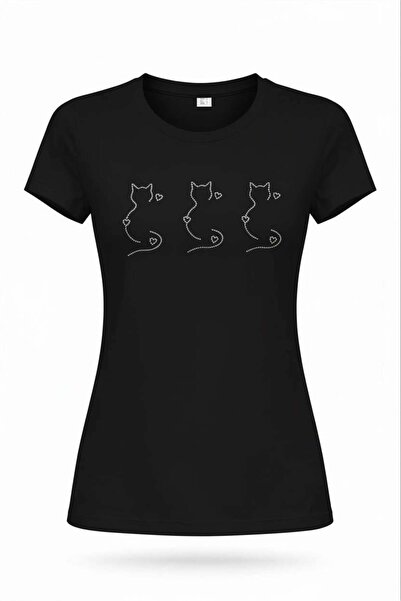 Miss Poem T-Shirt - Μαύρο - Στενή εφαρμογή