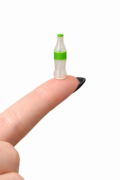 CharmFancy 2'Li 1:12 Ölçek Gazoz Şişesi Mutfak Ev Diorama Dollhouse Minyatür ...