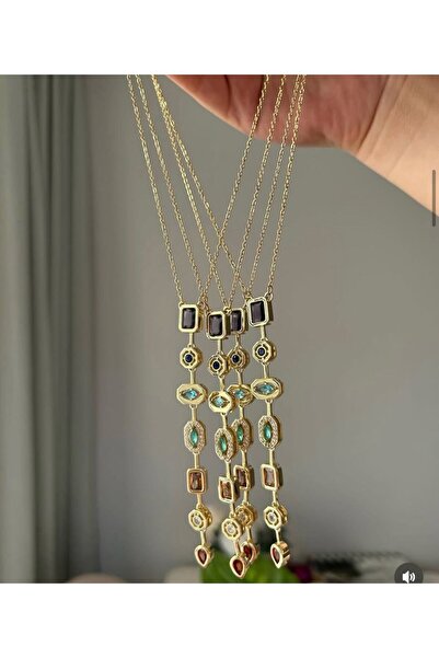 Le Manolia Accessories kayan yıldız model kararmaz çelik yıldız y kolye yaza özel dekolte kolye