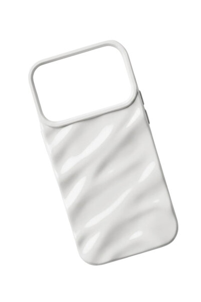 tcover İphone 17 Pro Max Dalga Desenli Parlak Kaplama Telefon Kılıfı Dayanıkl...