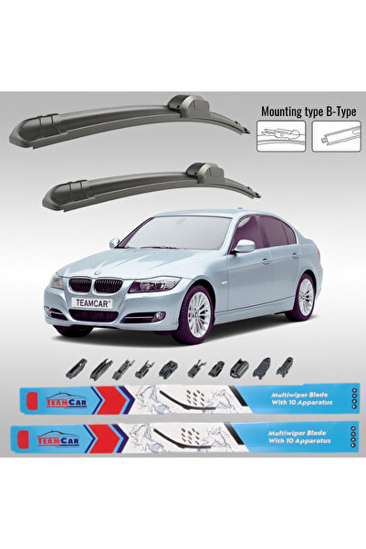 TEAMCAR BMW Σειρά 3 E90 Facelift (2009–2011) Επίπεδες Υαλοκαθαριστήρες |   Μπ...