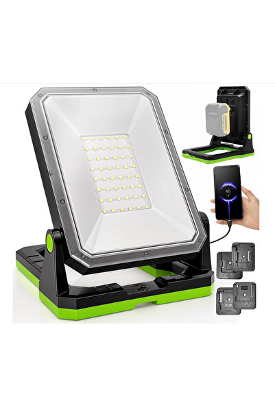 SYLSTAR Προβολέας LED για μπαταρίες 18-20 V, 30 W 3000 LM, Οι μπαταρίες δεν π...