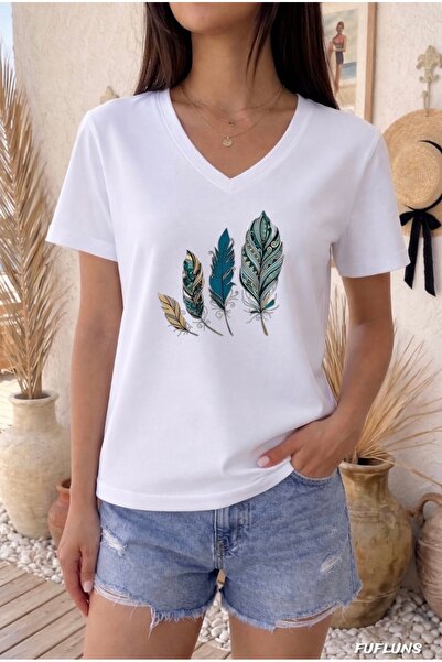 FUFLUNS T-Shirt - Λευκό - Oversize