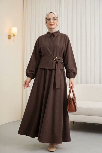 Modamorfo Cupra suit with elasticated sleeves, side tie, and hidden buttons -...