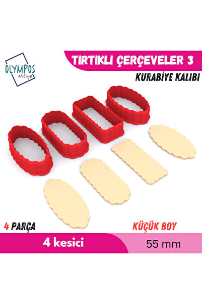 Olympos Atölye Serrated Frames 3 |   55mm |   5 Pieces |   Cookies - Sugar Do...