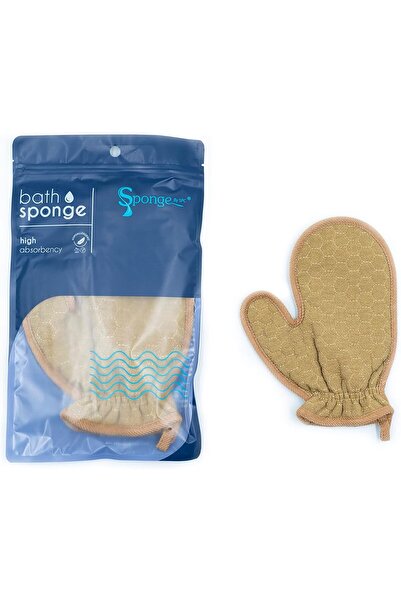 Sponge by SPC Bath Sponge Glove - Brown