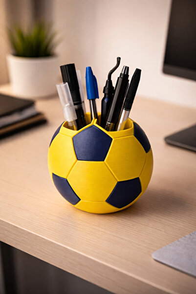 Three Dittle Birds Κίτρινο Μπλε Σκούρο Μπλε Θήκη Στυλό Ποδοσφαίρου 10 εκ. |  ...