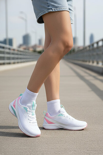 lumberjack GK-1413 Λευκά Γυναικεία Άνετα Καθημερινά Αθλητικά Παπούτσια