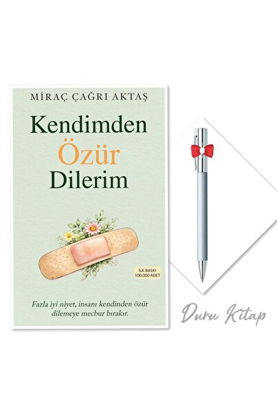 İndigo Kitap Kendimden Özür Dilerim - Miraç Çağrı Aktaş (HEDİYELİ SET)