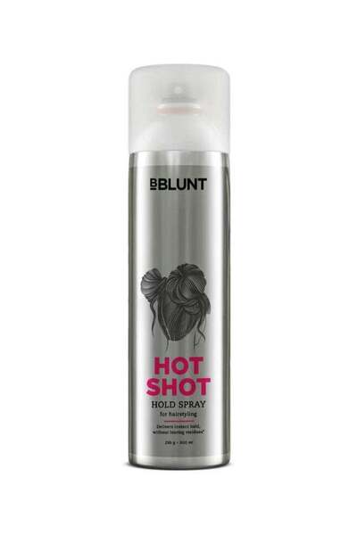 BBLUNT Hot Shot Hold Spray for Instant & Firm Hold - 300 ml