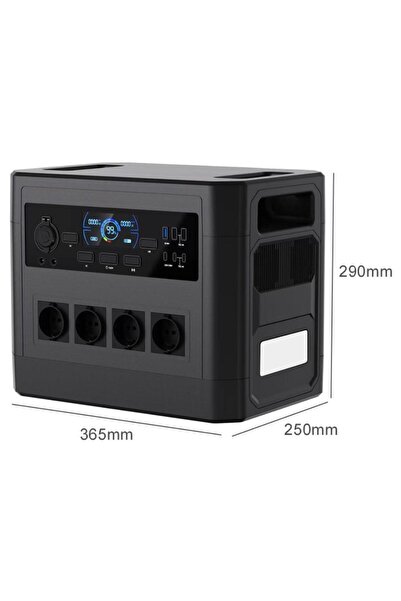 OR-TEC PY-P520 2000W - 630000mAh - 2016Wh - Kapasite LiFePO4 Taşınabilir Güç Istasyonu, Güç Kaynağı