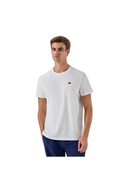 Ellesse 6SM5069-OF Ανδρικό T-Shirt με λαιμόκοψη ποδηλάτου - Εκρού