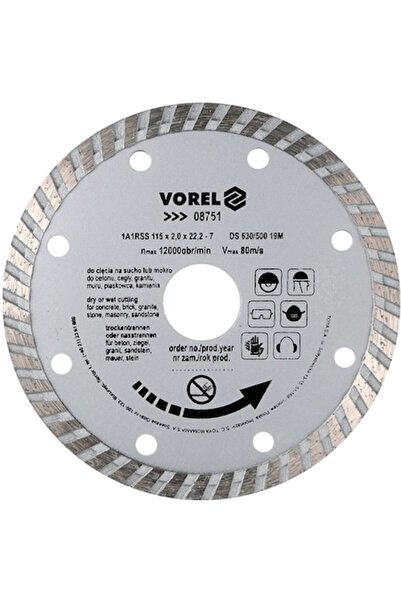 Vorel Disc diamantat continuu 125x22.2x2 mm