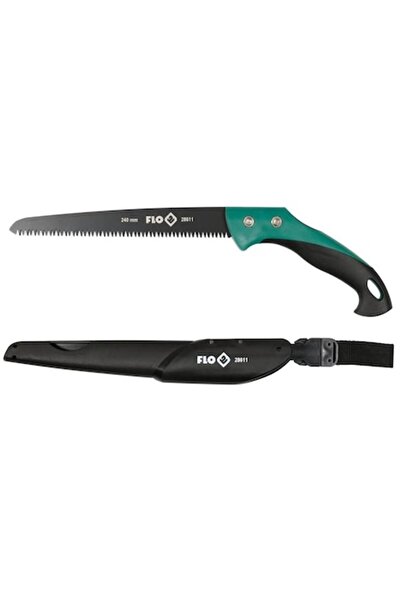 Flo Folding branch saw with sheath, Flo, 240 mm, SK5 steel