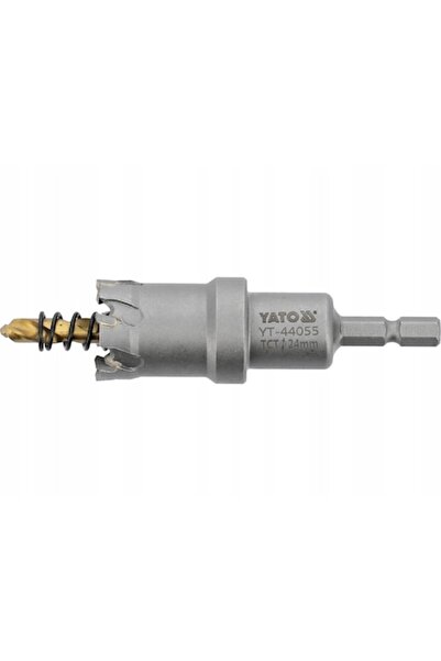 yato Burghiu carotier TCT pentru metal, diametru 24 mm, hexagonal 1/4 "