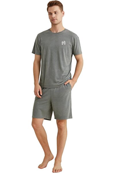 casme Mens Loungewear Sets Pajamas Set Top and Bottom Soft Sleepwear Family N...