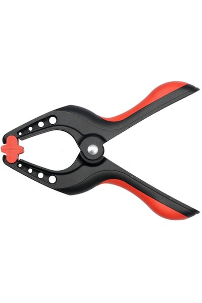 yato Clemă cu arc, Plastic, 100 mm, Negru/Roșu