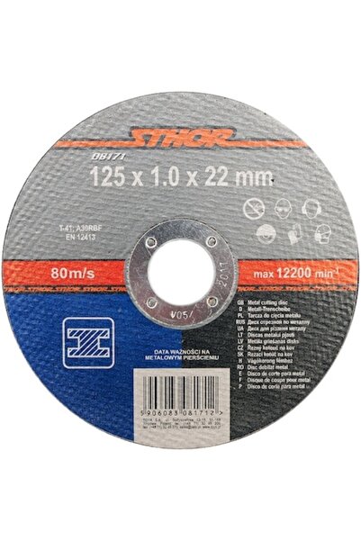 Sthor Disc de tăiere metal 125 x 1 x 22 mm