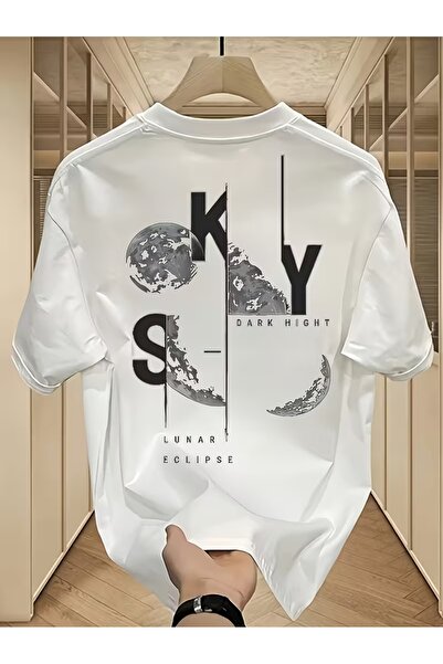 AEMİ T-Shirt - Λευκό - Oversize