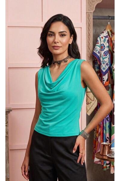 butik kraliyeti Benotton Mavisi Bluz