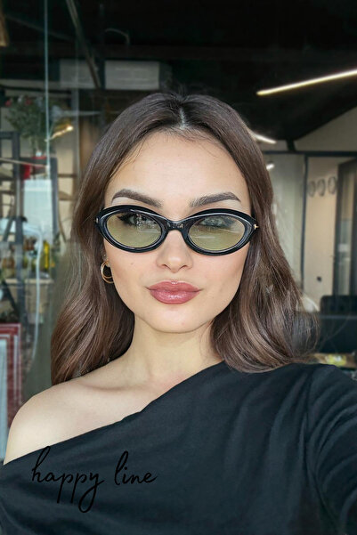 happy line نظارات شمسية طراز تون فورد - مع غطاء جلدي خاص وقطعة قماش للتنظيف ك...