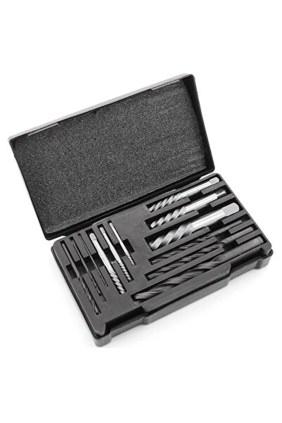 yato Set de extractoare pentru șuruburi rupte și burghie metalice 12 bucăți