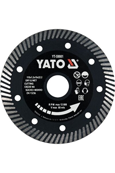 yato Disc diamantat, 115X22.2X1.3 mm