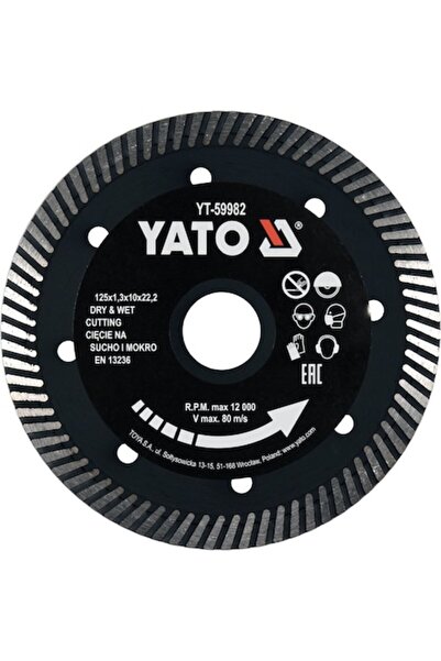 yato Disc diamantat, 125X22.2X1.3 mm