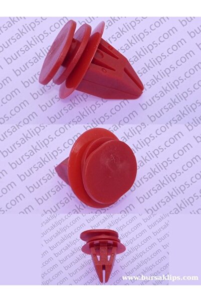 bursaklips 3970- Mini Cooper Fender Clip (Red) 51717127742 (5 Pieces)