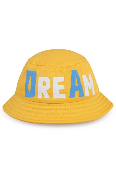 Civil Baby Dream Kabartma Baskı Erkek Bebek Fötr Şapka 6-18 Ay - Sarı