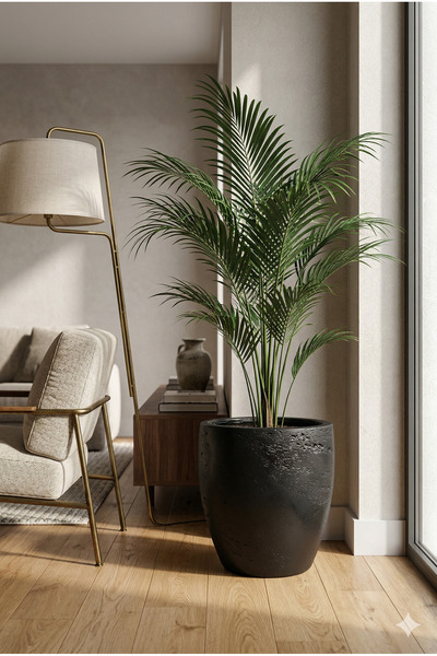EFFE POT & DECORATİON Vita Model Dekoratif Fiberglass Saksı 45x48 cm