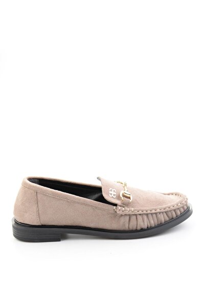 Bambi Vizon Kadın Loafer Ayakkabı K01503520972