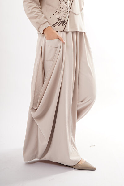 Ceremony Παντελόνι Zeyna με μεγάλη πλαϊνή τσέπη 330 Stone