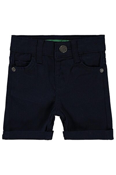 Tommiks Kids Gabardine 6-24 Months Shorts - Navy Blue